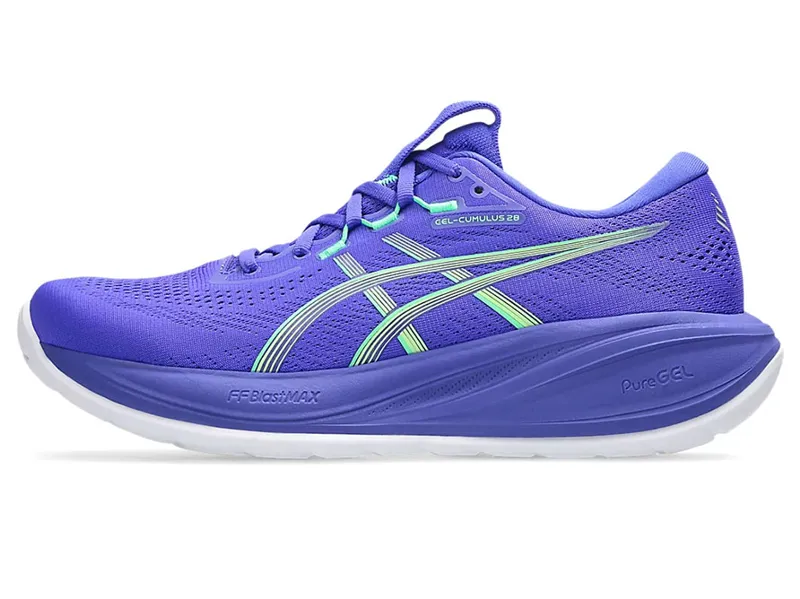 Asics Men's GEL-Cumulus 28 Cobalt Burst/Illuminate Green-7