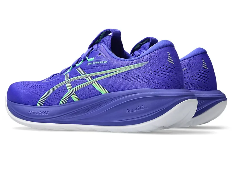 Asics Men's GEL-Cumulus 28 Cobalt Burst/Illuminate Green-3