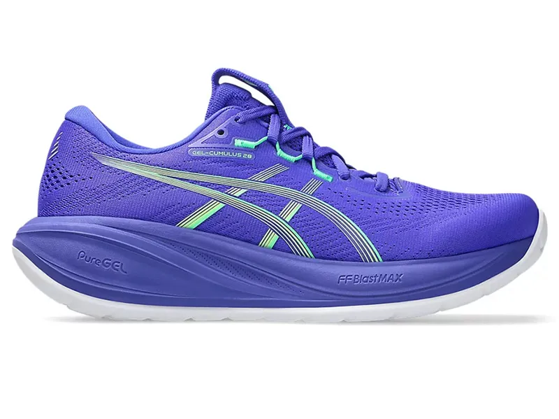 Asics Men's GEL-Cumulus 28 Cobalt Burst/Illuminate Green