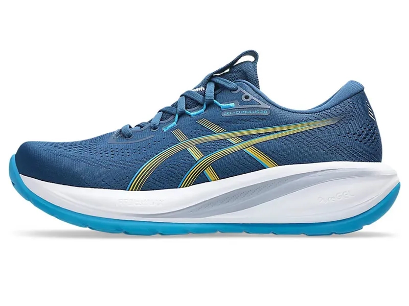 Asics Men's GEL-Cumulus 28 Twilight Blue/Yamabuki-7
