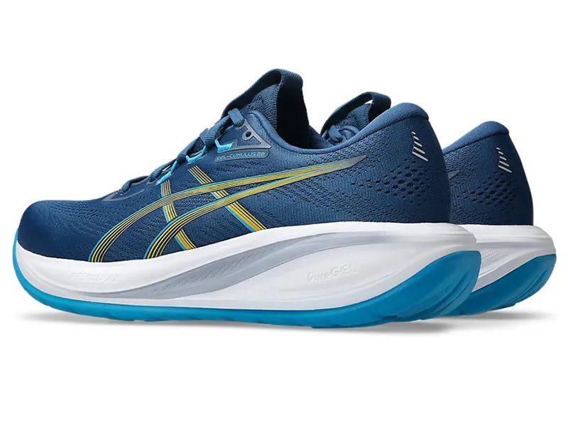 Asics Men's GEL-Cumulus 28 Twilight Blue/Yamabuki-3