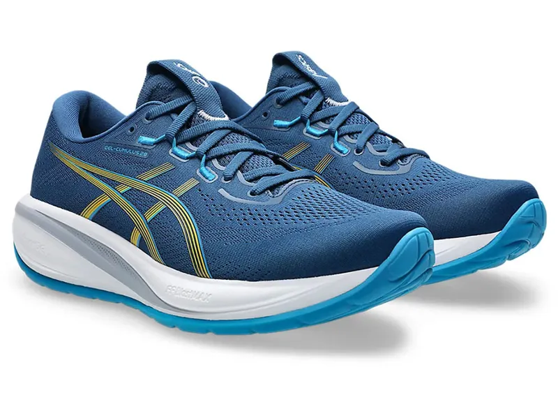 Asics Men's GEL-Cumulus 28 Twilight Blue/Yamabuki-2