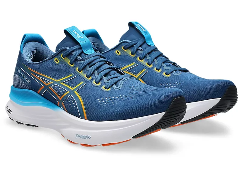 Asics Men's GEL-Kayano 32 Twilight Blue/Anzu-2