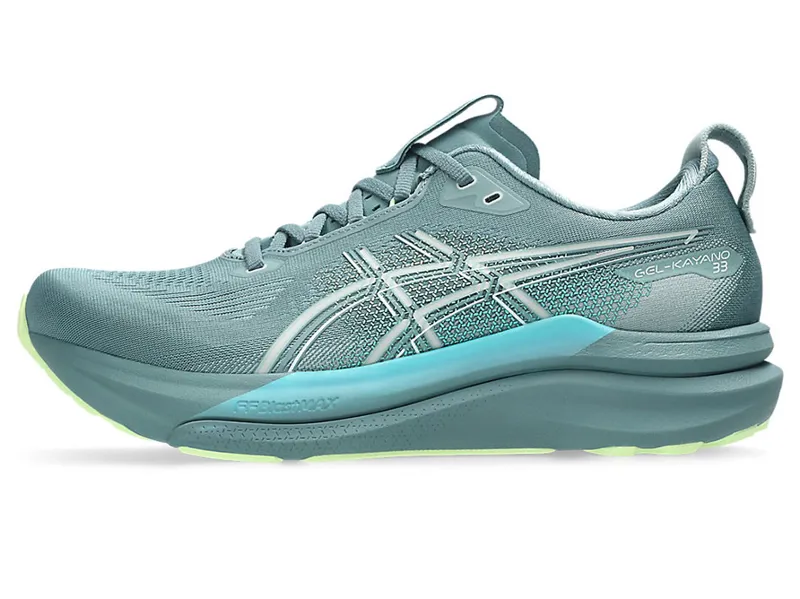 Asics Men's GEL-Kayano 33 Foggy Teal/Illuminate Yellow-7