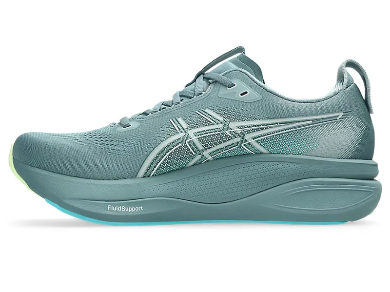Asics Men's GEL-Kayano 33 Foggy Teal/Illuminate Yellow-1