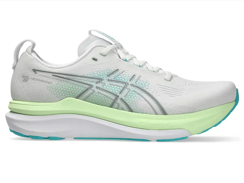 Asics Men's GEL-Kayano 33 White/Energy Aqua