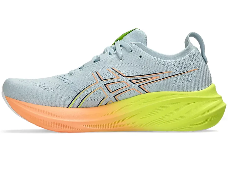 Asics Men's GEL-Nimbus 26 Paris Cool Grey/Safety Yellow-1