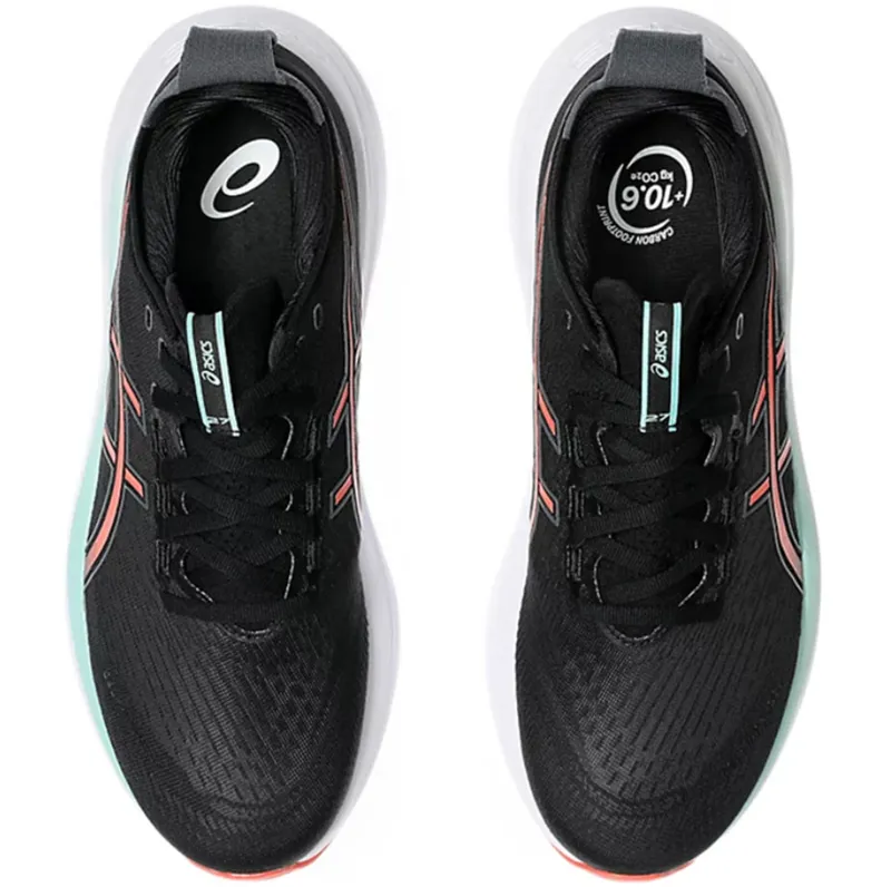 Asics Men's GEL-Nimbus 27 Black/Coral Reef-5