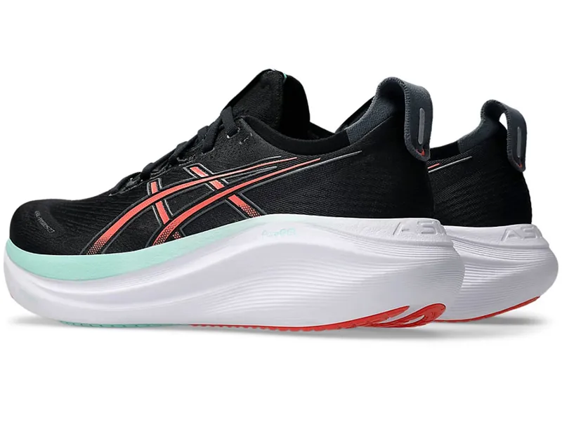 Asics Men's GEL-Nimbus 27 Black/Coral Reef-3