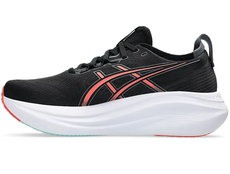 Asics Men's GEL-Nimbus 27 Black/Coral Reef-1
