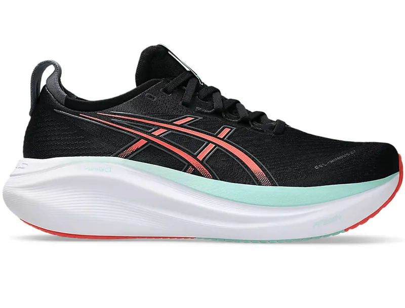 Asics Men's GEL-Nimbus 27 Black/Coral Reef