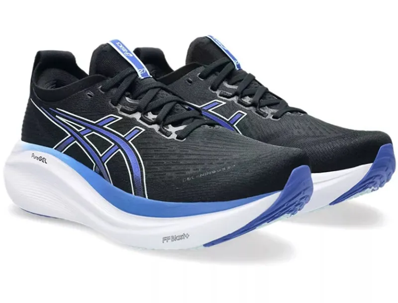 Asics Men's GEL-Nimbus 27 Black/Dark Cobalt-2