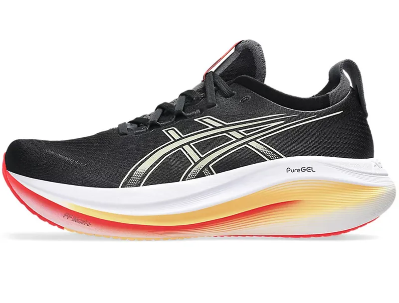 Asics Men's GEL-Nimbus 27 Black/Khaki-7