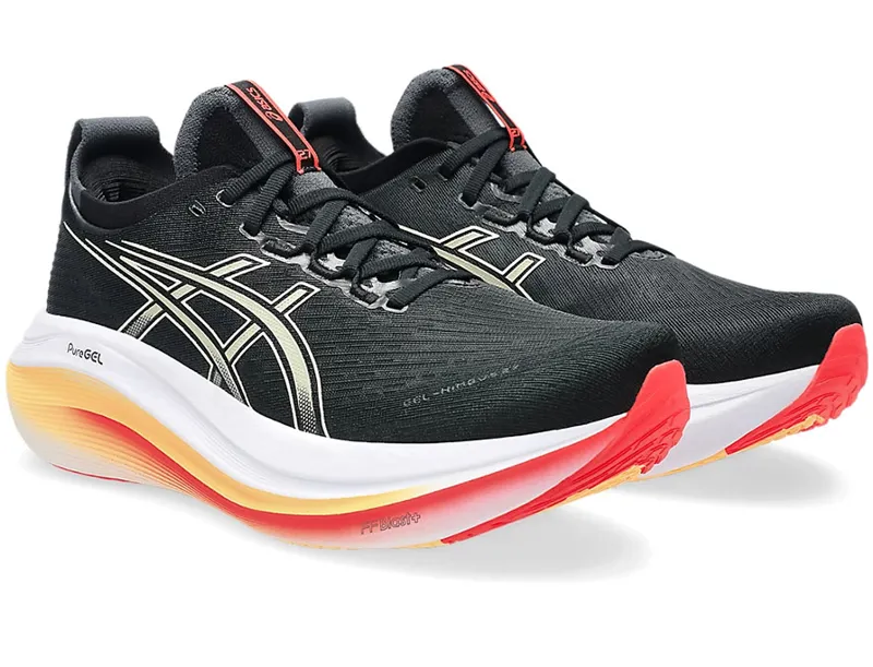 Asics Men's GEL-Nimbus 27 Black/Khaki-2