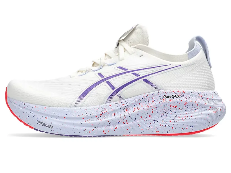 Asics Men's GEL-Nimbus 27 Tokyo Cream/Edo Purple-1