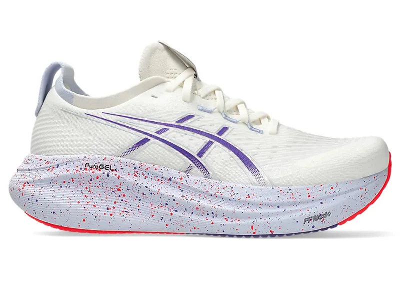 Asics Men's GEL-Nimbus 27 Tokyo Cream/Edo Purple