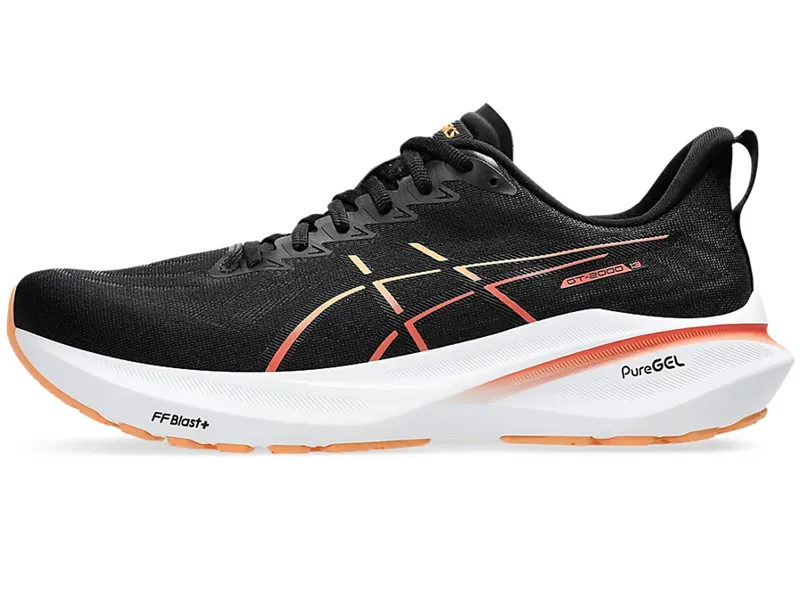 Asics Men's GT-2000 13 Black/Faded Orange-7