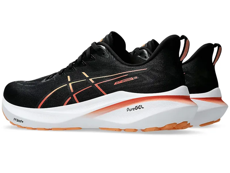Asics Men's GT-2000 13 Black/Faded Orange-3