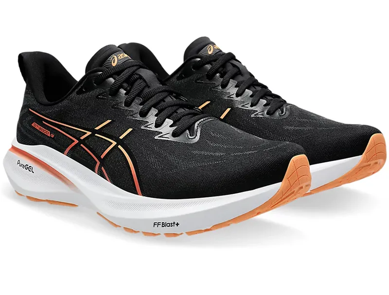 Asics Men's GT-2000 13 Black/Faded Orange-2