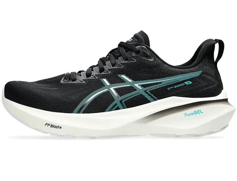 Asics Men's GT-2000 13 Black/Wave Teal-6