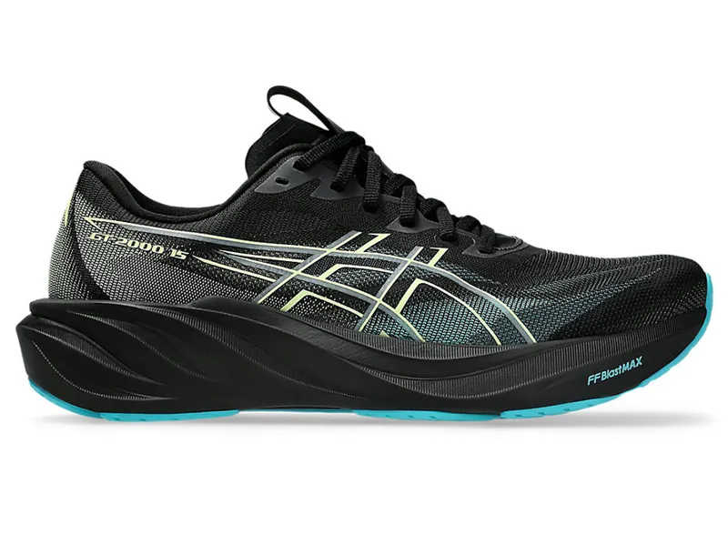 Asics Men's GT-2000 15 Black/Energy Aqua