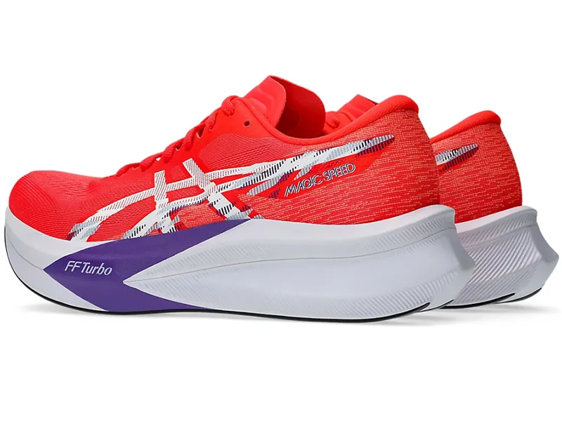 Asics Men's Magic Speed 4 Flash Red/White-3