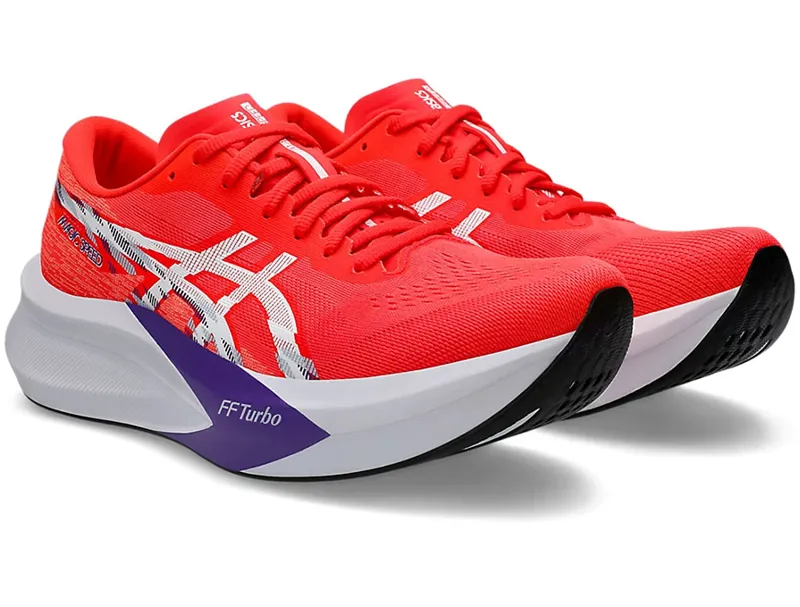 Asics Men's Magic Speed 4 Flash Red/White-2