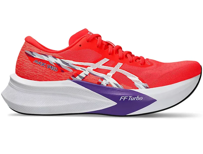Asics Men's Magic Speed 4 Flash Red/White