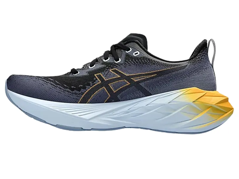 Asics Men's Novablast 4 Black/Thunder Blue-1
