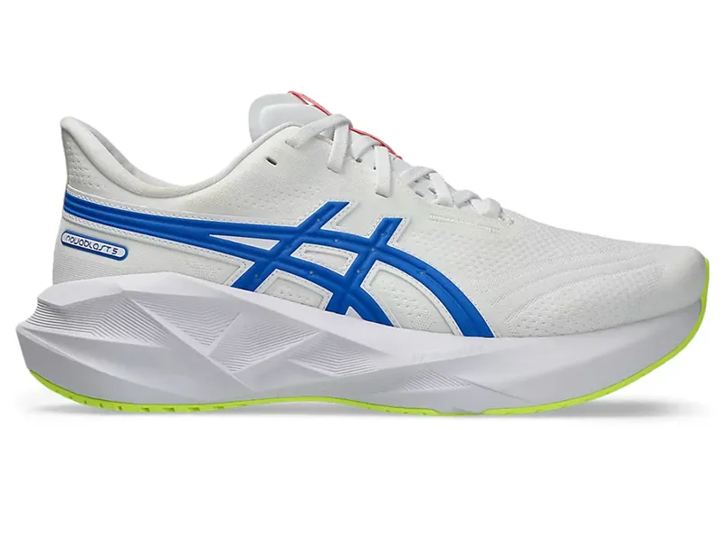 Asics Men's Novablast 5 ATC White/Tuna Blue
