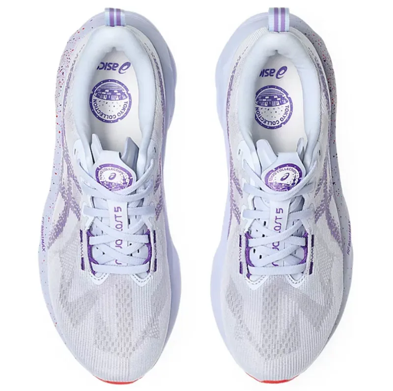 Asics Men's Novablast 5 Tokyo Blue Fade/Edo Purple-5