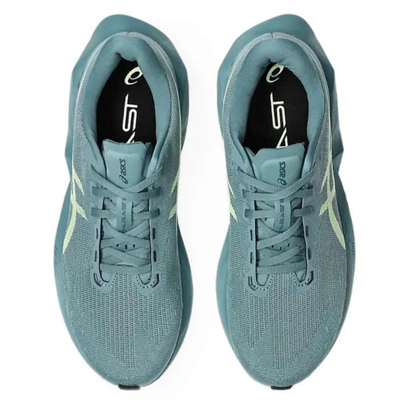 Asics Men's Novablast 6 Foggy Teal/Illuminate Yellow-5