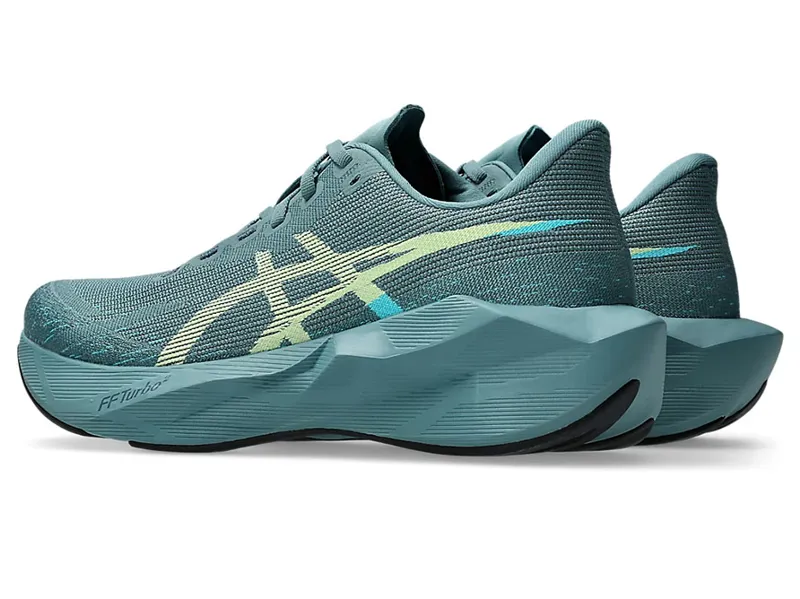 Asics Men's Novablast 6 Foggy Teal/Illuminate Yellow-3