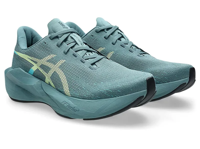 Asics Men's Novablast 6 Foggy Teal/Illuminate Yellow-2