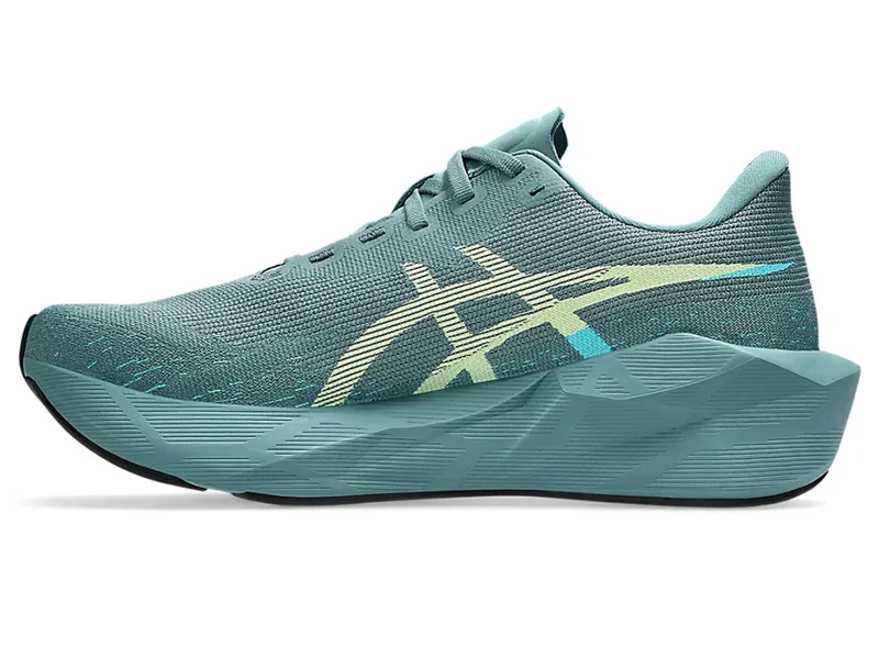 Asics Men's Novablast 6 Foggy Teal/Illuminate Yellow-1