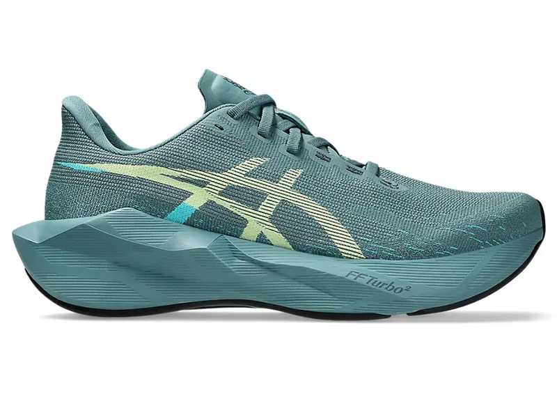 Asics Men's Novablast 6 Foggy Teal/Illuminate Yellow