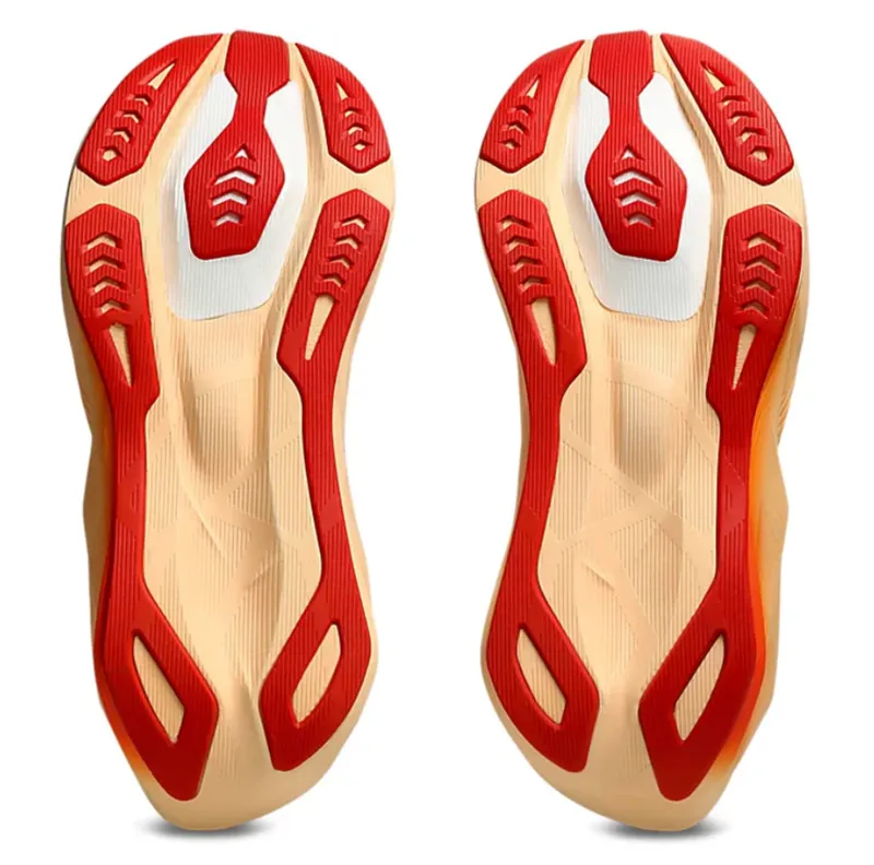 Asics Men's Novablast 6 White/Orange Glow-6