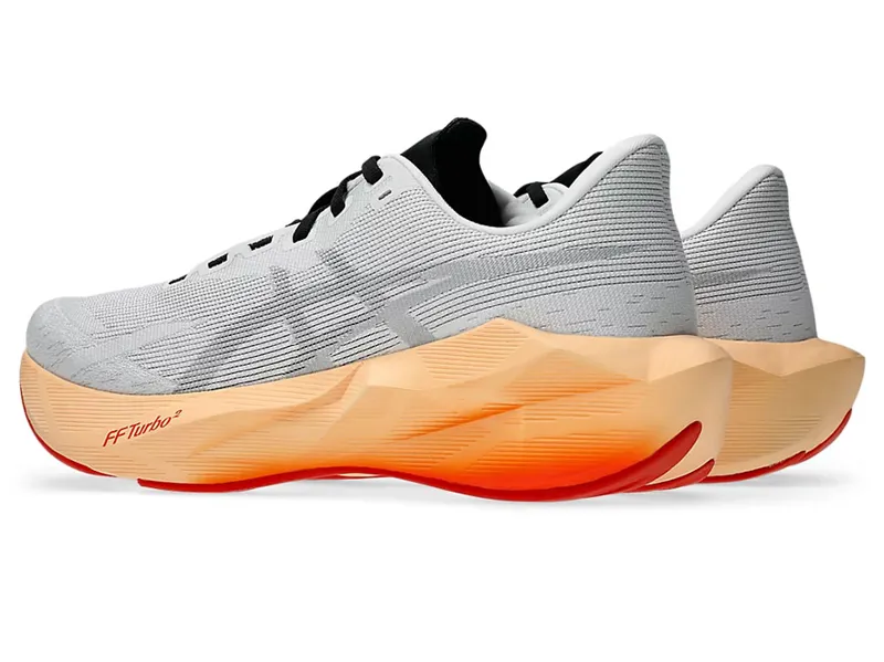 Asics Men's Novablast 6 White/Orange Glow-3