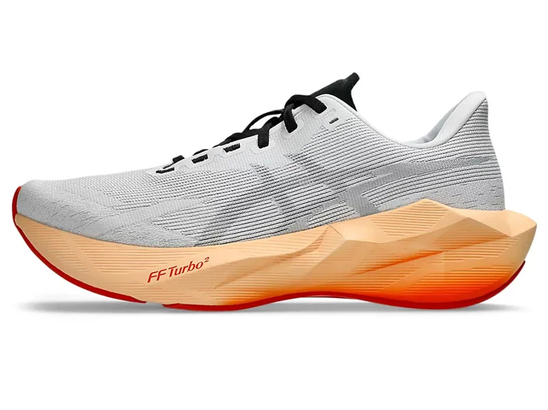 Asics Men's Novablast 6 White/Orange Glow-1