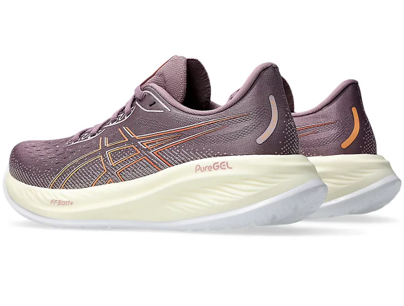 Asics Women's GEL-Cumulus 26 Dusty Mauve/Faded Orange-3