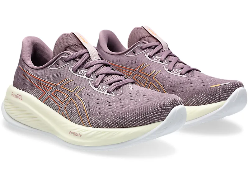 Asics Women's GEL-Cumulus 26 Dusty Mauve/Faded Orange-2