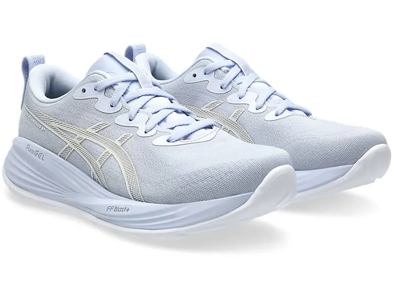 Asics Women's GEL-Cumulus 27 Blue Fade/White-2