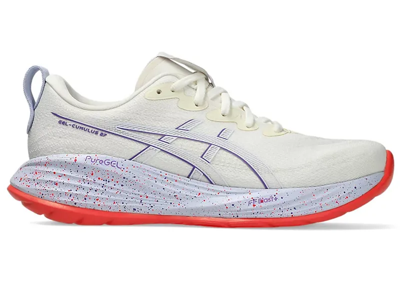 Asics Women's GEL-Cumulus 27 Tokyo Cream/Edo Purple