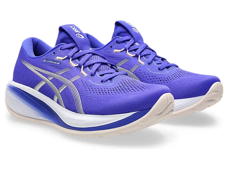 Asics Women's GEL-Cumulus 28 Cobalt Burst/Ivory-2