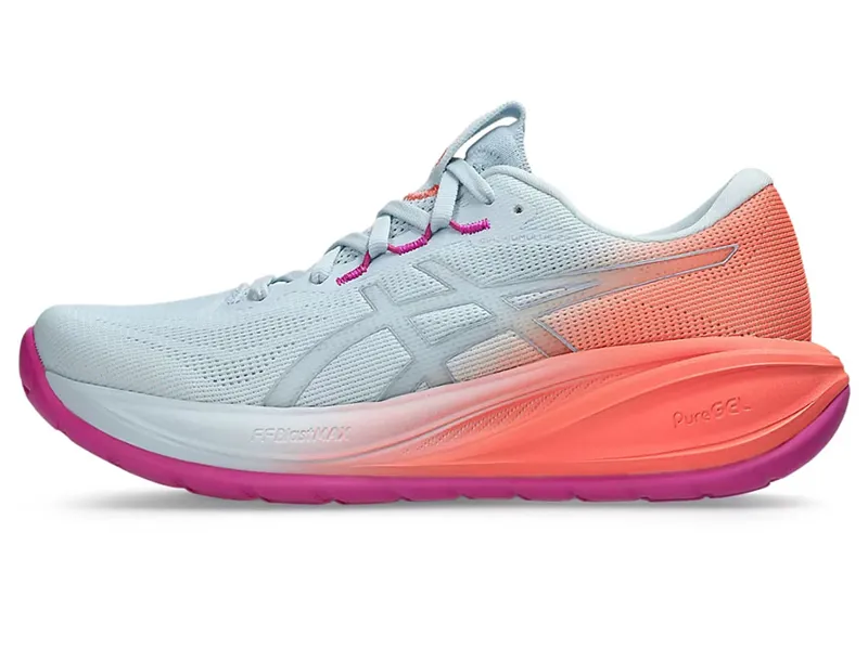 Asics Women's GEL-Cumulus 28 Sky/Sun Coral-7