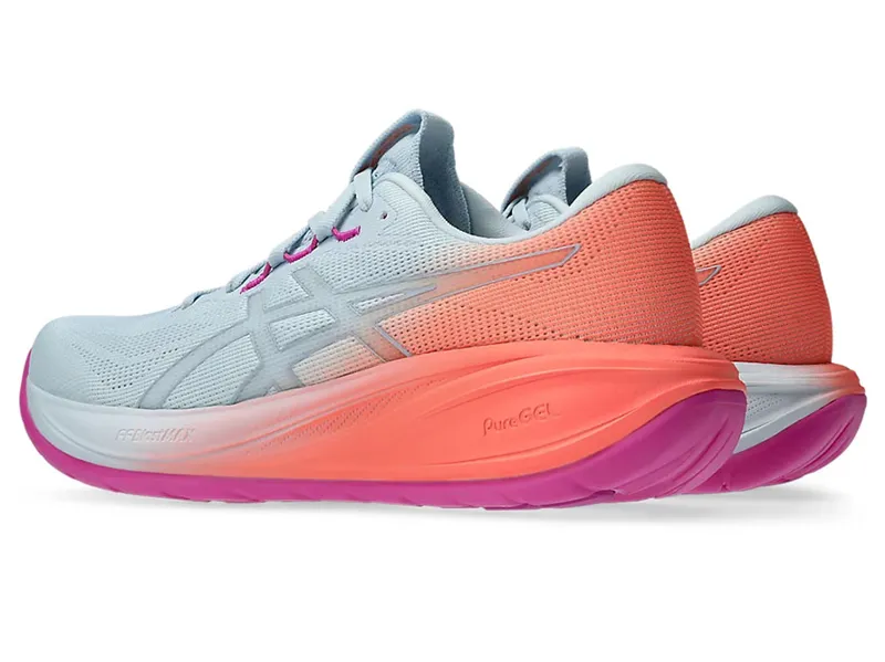 Asics Women's GEL-Cumulus 28 Sky/Sun Coral-3