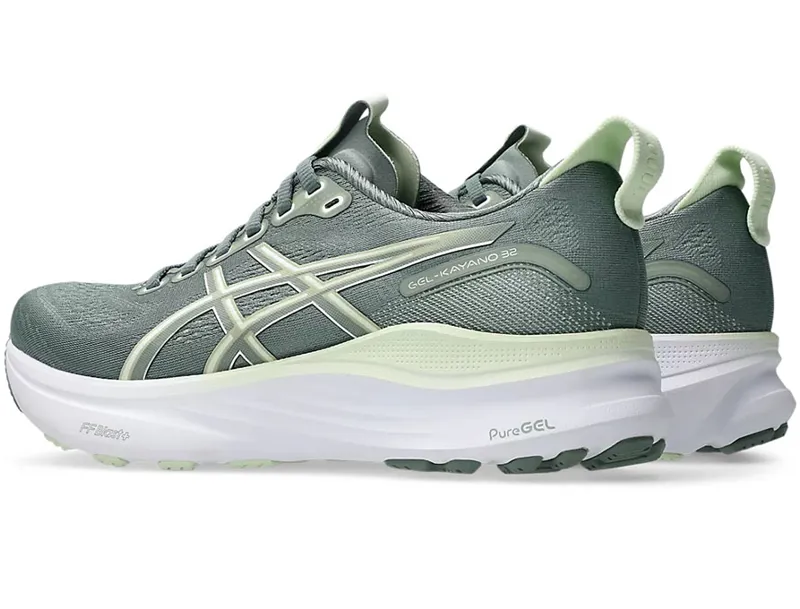 Asics Women's GEL-Kayano 32 Monument Blue/Whisper Green-3