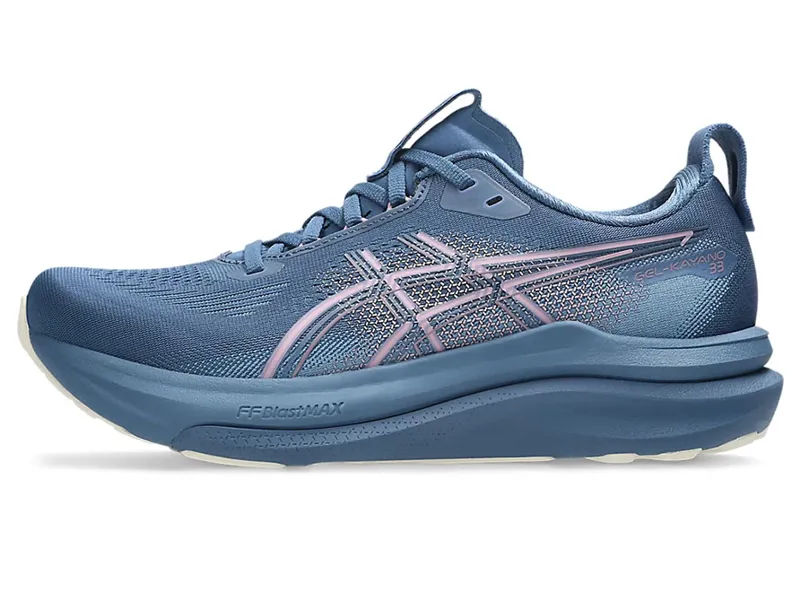 Asics Women's GEL-Kayano 33 Grand Shark/Taro Purple-7