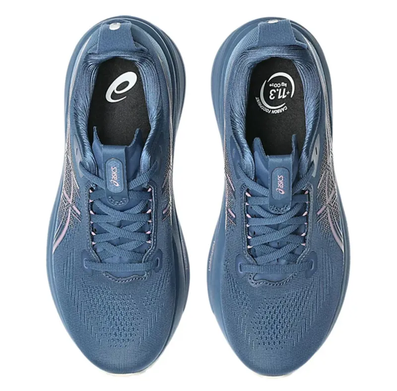 Asics Women's GEL-Kayano 33 Grand Shark/Taro Purple-5