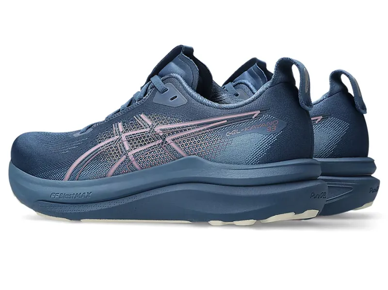 Asics Women's GEL-Kayano 33 Grand Shark/Taro Purple-3